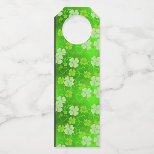 Irish Limerick Bottle Tag Flaschenanhänger (Vorderseite)