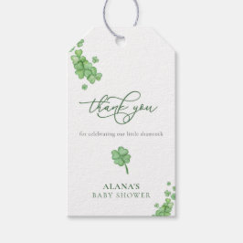 Irish Little Kleeblatt Baby Shower Favor Tag Geschenkanhänger