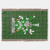 Irish Lloyd Coat of Arms Familienwappen Irland Decke (Vorderseite)
