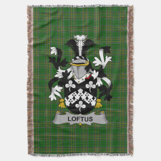 Irish Loftus Coat of Arms Familienwappen Irland Decke