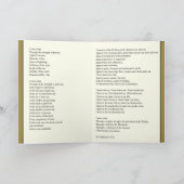 Irish Lorica of St. Patrick Prayer Card Karte (Innenseite)