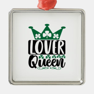 Irish Lover Queen Ornament Aus Metall