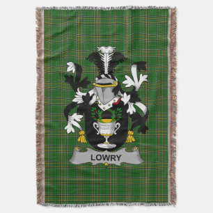 Irish Lowry or Lavery Coat of Arms Familienwappen  Decke