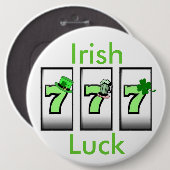 Irish Luck 777 Button (Vorne & Hinten)