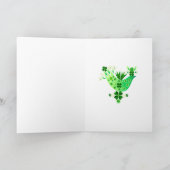 Irish Luck Bird Karte (Innenseite)