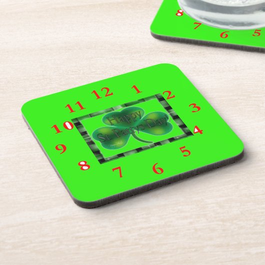 Irish Luck Getränkeuntersetzer (Linke Seite)