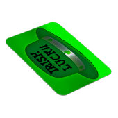 IRISH LUCK Green Derby Hat Magnet (Rechte Seite)