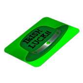 IRISH LUCK Green Derby Hat Magnet (Linke Seite)