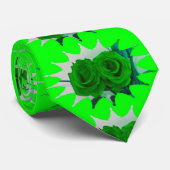 Irish Luck Green Rose KRAWATTE!!!! Krawatte (Gerollt)