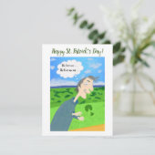 Irish Luck St. Patrick's Day Card Feiertagskarte (Stehend Vorderseite)