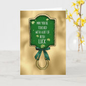 Irish Luck St. Patrick's Day Card Karte (Gelbe Blume)