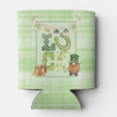Irish Luck St Patrick's Day Gnome Kleeblatt Green Dosenkühler (Rückseite)