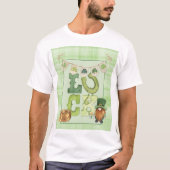 Irish Luck St Patrick's Day Gnome Kleeblatt Green T-Shirt (Vorderseite)