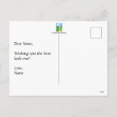 Irish Luck St. Patrick's Day Post Card Feiertagspostkarte (Rückseite)