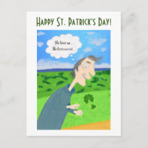 Irish Luck St. Patrick's Day Post Card