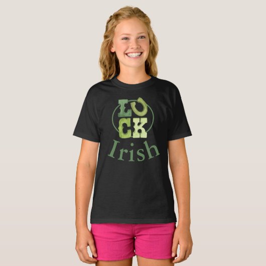 Irish Luck St Patricks Day T - Shirt (Vorne ganz)