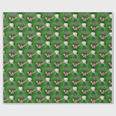 Irish Luck Wrapping Paper Lucky Charm Paper Geschenkpapier (Flach)