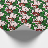 Irish Luck Wrapping Paper Lucky Charm Paper Geschenkpapier (Ecke)