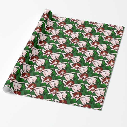 Irish Luck Wrapping Paper Lucky Charm Paper Geschenkpapier (Ungerollt)