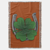 Irish Lucky Blanket Lucky Throw Blanket Decke (Vorderseite Vertikal)