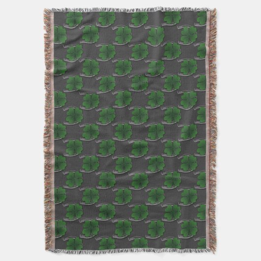 Irish Lucky Blanket Lucky Throw Blanket Decke (Vorderseite Vertikal)