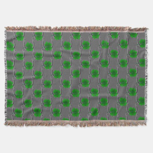 Irish Lucky Blanket Lucky Throw Blanket Decke (Vorderseite)