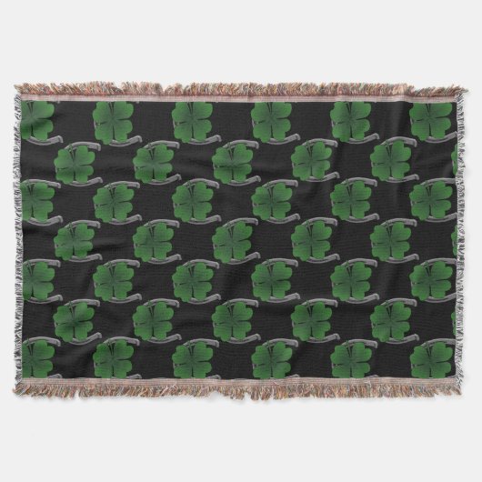 Irish Lucky Blanket Lucky Throw Blanket Decke (Vorderseite)