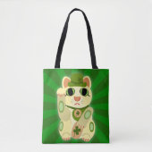 Irish Lucky Cat Mashup Tasche (Vorderseite)