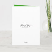 Irish Lucky Clocks in einem Topf Karte (Rückseite)