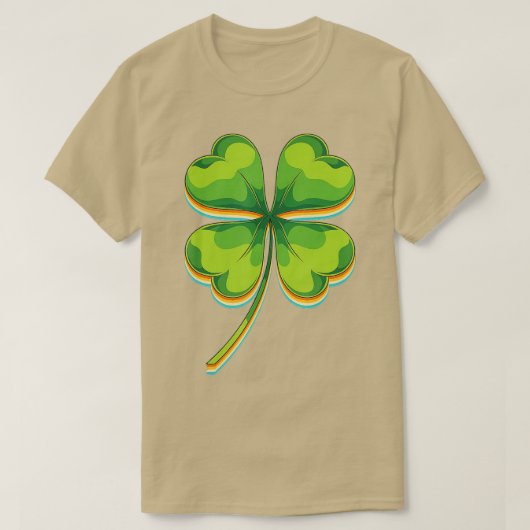 Irish Lucky Four Leaf St. Patricks Day Clover Sh T-Shirt (Design vorne)