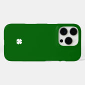 Irish Lucky Green Vierblättriges Kleeblatt St Patr Case-Mate iPhone Hülle (Rückseite (Horizontal))
