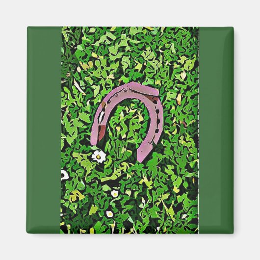 Irish Lucky Horseshoe Magnet (Vorne)