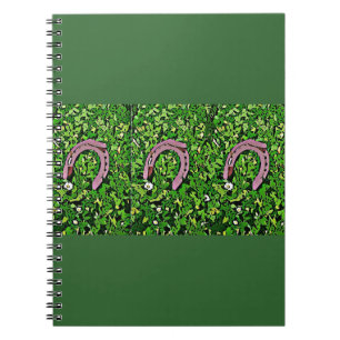 Irish Lucky Horseshoe Notizblock
