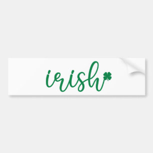 Irish Lucky Kleeblatt St. Patrick's Day Autoaufkleber