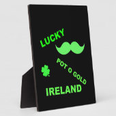 Irish Lucky Pot o Gold Quotes Fotoplatte (Seite)