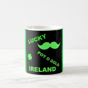 Irish Lucky Pot o Gold Quotes Kaffeetasse