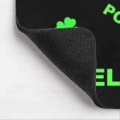 Irish Lucky Pot o Gold Quotes Mousepad (Ecke)