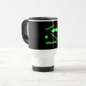 Irish Lucky Pot o Gold Quotes Reisebecher (Vorderseite Links)