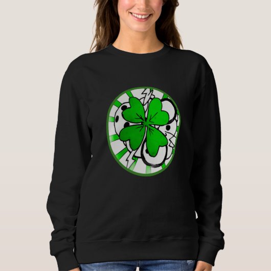 Irish lucky shamrock St Patricks Day 2 Sweatshirt (Vorderseite)