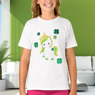Irish Lucky Unicorn und Kleeblatts St Patrick's Da T-Shirt