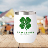 Irish Lucky Vier grünes Leaf Klee mit Namen