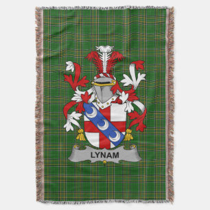 Irish Lynam oder O_Lynam Coat of Arms Familienwapp Decke