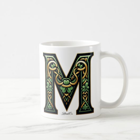 Irish M Monogram Coffee Mug Kaffeetasse (Rechts)