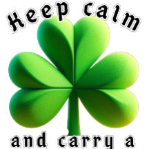 Irish magic with this unique cushion