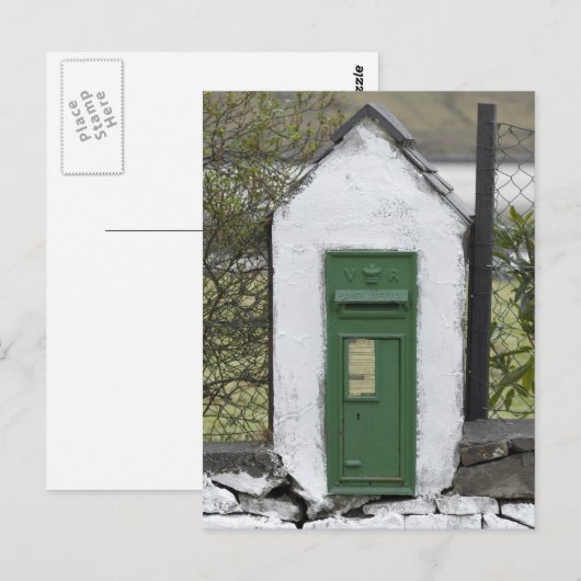 Irish Mail Box Postcard Postkarte (Vorne/Hinten)