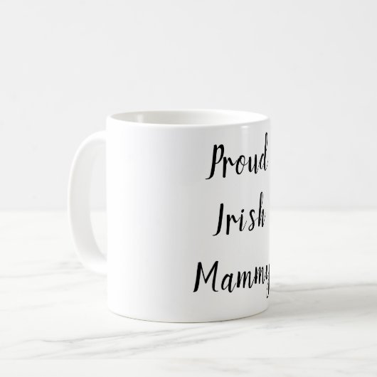Irish Mammy Coffee Tasse (Vorderseite Links)