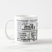 Irish Mammy / Mütter Day Redewendungen Kaffeetasse (Links)