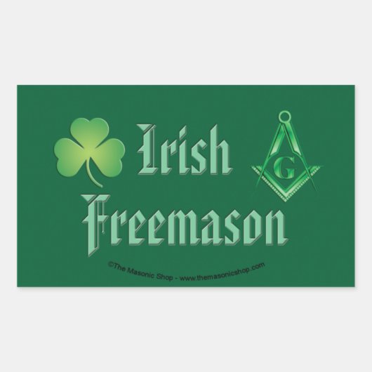 Irish Mason Sticker (Vorderseite)