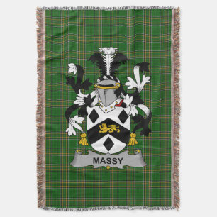 Irish Massy oder Massey Coat of Arms Familienwappe Decke