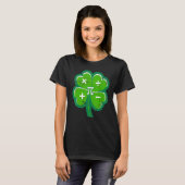 Irish Math Teacher Shamrock St Patricks Day Pi Day T-Shirt (Vorne ganz)